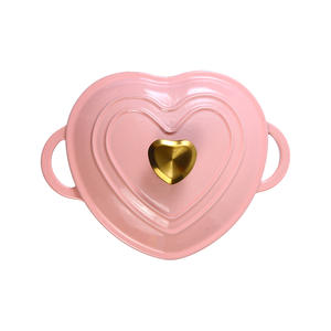 <span class=keywords><strong>Four</strong></span> hollandais <span class=keywords><strong>en</strong></span> <span class=keywords><strong>fonte</strong></span> <span class=keywords><strong>en</strong></span> forme de coeur avec deux poignées Pot <span class=keywords><strong>en</strong></span> émail <span class=keywords><strong>compatible</strong></span> avec toutes les cuisinières pour la cuisine à domicile - Product Image 5