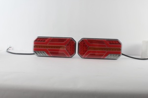 Emark Phê Duyệt Hình Chữ Nhật Đa Chức Năng Dừng Đuôi Bật Tín Hiệu Đảo Ngược Và Đèn Sương Mù Phía Sau Gắn Dọc - Product Image 5