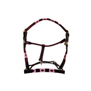 Harnais de polo professionnel en cuir avec muserolle rembourrée douce, quincaillerie robuste et durable, design élégant - Product Image 4