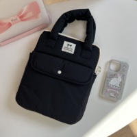 Mignon 9.7 pouces iPad Pro/Air Magic Keyboard matelassé en polyester doux pochette pour ordinateur portable et sac pour tablette Puffy 13/14/15 pouces cadeau pour femme