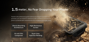 6.56 Inch IP68 ATEX <strong>Android</strong> 14 8GB+128GB NFC Celular Wet Hands and Gloves <strong>Operation</strong> Mobile <strong>Android</strong> Smartphone Rugged Phone - Product Image 4