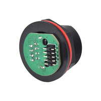 Conector Eléctrico Macho-Hembra RJ45 Cat6a, Cable Ethernet IP67 Impermeable, Tipo DIN, Comunicación de Red
