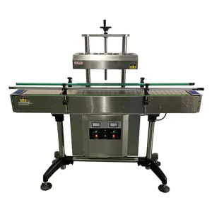 ZP-100 Quality Automatic Aluminum foil Induction Sealing Machine with conveyor (20mm-160mm)