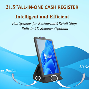 เครื่องบันทึกเงินสด POS แบบ All-in-One หน้าจอสัมผัส<span class=keywords><strong>ค</strong></span>ู่ ขนาด 21.5 นิ้ว สำหรับร้าน<span class=keywords><strong>ค</strong></span>้า<span class=keywords><strong>ป</strong></span>ลีก พร้อมเ<span class=keywords><strong>ค</strong></span>รื่องสแกน/เครื่องอ่านบัตร/กล้อง รองรับ Wi-Fi 6 - Product Image 2