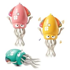 Hot Selling Intelligence Rechargeable Electric <b>Walking</b> Squid Cuttlefish Sensing Crawl Dancing Squid <b>Toys</b> for Kids - Product Image 2