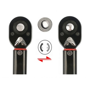 Clé dynamométrique réglable noire 1/2'' 28-210 Nm, à cliquet à dégagement rapide, à molette moletée plate, pour réparation automobile - Product Image 5