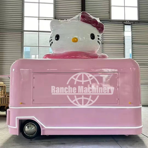Outdoor Street Fast Food Mobile Coffee Donuts Truck Trailers Shop Carts Custom Kiosks for Sale Design Booth <b>Van</b> - Product Image 1