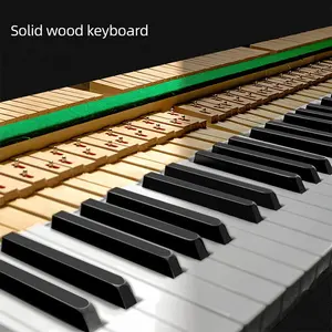 Starway 88键立式钢琴实木复古雕刻经典原声键盘专业钢琴特价出售