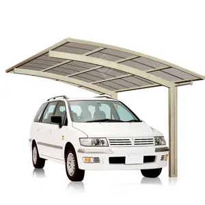 Car Shade Shelters Aluminum Shelters Cantilever Car Port For 1 Car Sunshield Car Shade