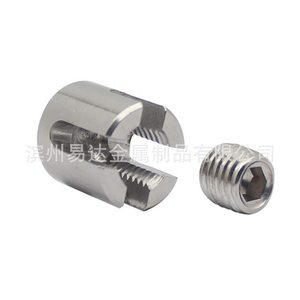 Abrazadera de cable de acero inoxidable Eda de 4 mm, grado marino T316, para fijación de cables - Product Image 1