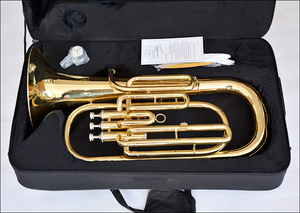 Chuyên Nghiệp <span class=keywords><strong>Marching</strong></span> Euphonium Với BB Tone Vàng Sơn Mài Brass Bù Giá Nhà Máy - Product Image 5