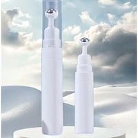 Stokta Lüks Silindir Losyon Aplikatörü 15ml Roll-on PET Plastik Havasız Şişe Cilt Bakım Ambalajı için