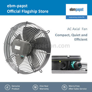 Ventilateur axial de refroidissement pour armoire, condenseur, évaporateur, ebmpapst S4E300-AS72-53, 230VAC, 0.32/0.4A, 70/90W, 1350/1500 tr/min, roulement à billes, OEM ODM - Product Image 2