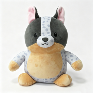 Peluche personnalisée pour chiot, peluche chien, peluche chien tacheté, peluche chien mignon, peluche chiot assis - Product Image 1