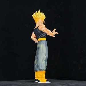 Figura de Super Saiyan Future Trunks de DBZ, Chaleco Negro Clásico, Pantalones Grises de Artes Marciales, 29 cm de Altura, Juguete Coleccionable para Coleccionistas de DBZ - Product Image 1
