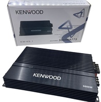 Amplificateur audio de voiture Kenwood KW-45.1 série Reference, 3 pièces, 4 canaux, 3000 W de puissance maximale, amplificateur de voiture haute performance, système audio