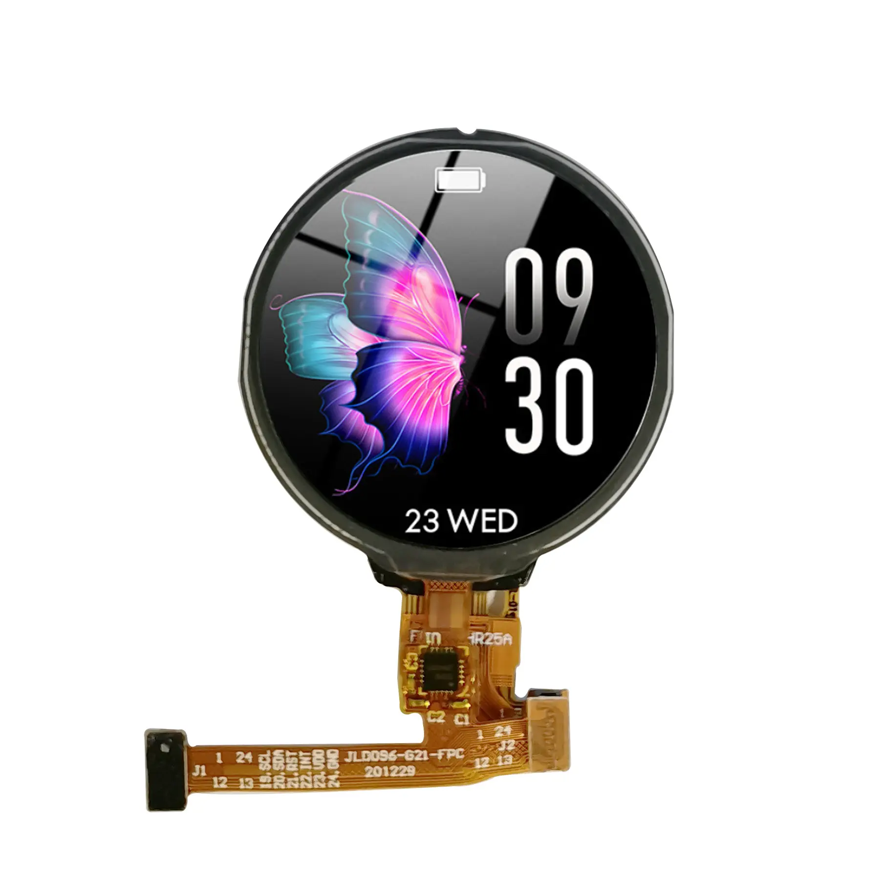 Rundes 1,28-Zoll-TFT-Touch-Display 240x240RGB LCD-Modul für Smartwatch