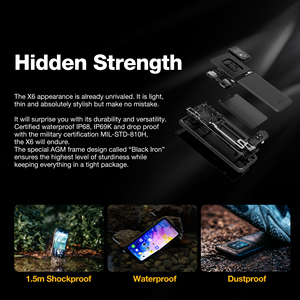 Điện thoại thông minh AGM X6 5G, đo nhiệt độ, Android 14, 8GB+128GB, 5000mAh, NFC, điện thoại 5G, điện thoại bền chắc - Product Image 5