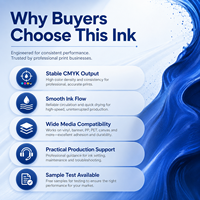 Encre éco-solvant 1L CMYK pour impression numérique, bannières extérieures, affiches, autocollants, vinyle, impression grand format pour imprimeries