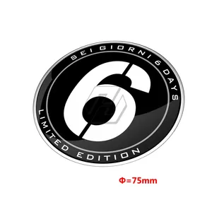 Adesivo Numero 6 per Accessori Scooter <span class=keywords><strong>Vespa</strong></span> Serie 2 Sei Giorni <span class=keywords><strong>GTS</strong></span> <span class=keywords><strong>300</strong></span> 250 300ie Sprint 50 150 - Product Image 5