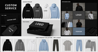 Sudadera con capucha y cremallera de felpa francesa de algodón y poliéster al por mayor para hombre, con bolsillo canguro y capucha, logotipo personalizado, ropa de invierno resistente