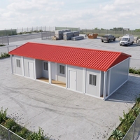 Maison préfabriquée modulaire en acier, structure de conteneur, assemblage rapide, pour bureau, résidence, camp de travail