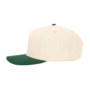 Gorra de camionero de 5 paneles de algodón con ala curvada estructurada y logotipo de letras bordadas en 3D personalizadas Unisex al por mayor, gorra de estilo deportivo - Product Image 3