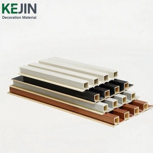 친환경 실내 장식 베니어 슬롯 패널 Wpc 벽 패널 장식용 목재 대안 - Product Image 3