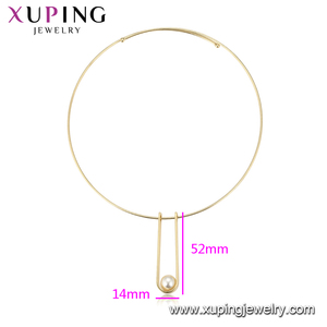 A00548827 Xuping nuovo modo di arrivo di colore di disegno elegante choker della collana dei monili dei monili della ragazza - Product Image 2