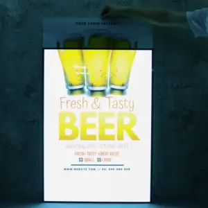 Mağaza açık ışık kutusu işıklı reklam LED ışığı ışık kutusu resim çerçeveleri için reklam ekranı