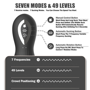 Masturbador de pecho de succión fuerte, Copa vibradora para mujer, pezón, productos para adultos, Juguetes sexuales chinos para estimulación del clítoris femenino - Product Image 4