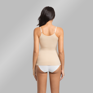 Débardeur gainant premium à fines bretelles, sans couture, taille haute, contrôle du ventre, pour le fitness en extérieur, pour femmes - Product Image 4