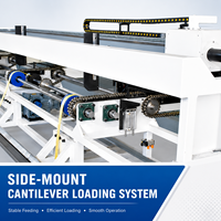 Machine de découpe laser CNC automatique pour tuyaux et tubes avec chargement et alimentation automatiques