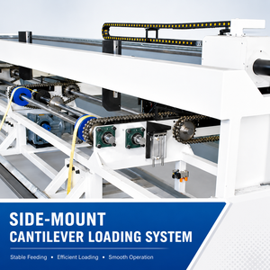 Máquina de Corte Láser de Alta Velocidad sin Necesidad de Dibujo, Totalmente Automática para Perforación y Corte de Tubos Cuadrados y Redondos de Acero Inoxidable - Product Image 3