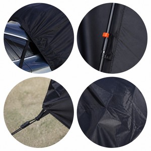 OEM Benutzerdefiniertes Logo 210D Oxford SUV Auto-Heckzelt PU2000mm Automatisch Schnell Öffnendes Camping-Heckklappen-Vordach - Product Image 5