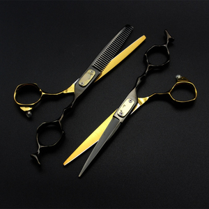 Tijeras de peluquería de 6,0 pulgadas, conjunto de tijeras de adelgazamiento con personalidad, afeitadora, corte de pelo - Product Image 2
