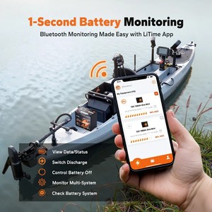 LiTime Compact 12V 100Ah Xtra <b>Mini</b> Small Lithium Ion Batteries for Portable Energy Storage Backup - Product Image 2