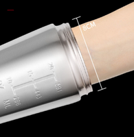 Shaker pour protéines, shaker en acier inoxydable, shaker de sport pour la salle de sport
