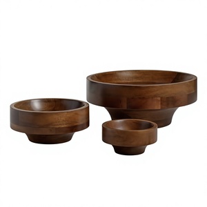 Modern Design Food <b>Serving</b> <b>Bowls</b> Pedestal Base Table Centerpiece Display Decorative Fruits <b>Bowl</b> Handmade <b>Bowls</b> For Tabletop - Product Image 1