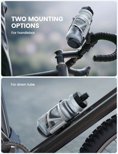 Lamicall BCSW03-U Porte-gobelet universel pour vélo, fixation sur guidon, pince de fixation sécurisée, poignée à ressort réglable, porte-bouteille pour <span class=keywords><strong>VTT</strong></span>, vélo de <span class=keywords><strong>route</strong></span> - Product Image 4