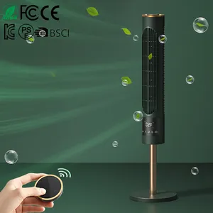 Air purifier 60000mAh Rechargeable Anion Tower Fan Remote Control Auto Rotate Tower Fan Office Home Floor fan