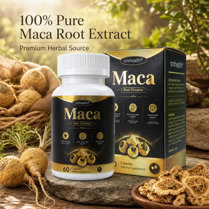 Smhealth Maca Root Complex Capsules 60 Comprimés – Soulagement du Stress Quotidien et Soutien Énergétique pour Hommes - Product Image 5