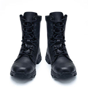 Botas Tácticas para Escalada y Entrenamiento al Aire Libre con Cierre Lateral, Botas Tácticas Negras para Operador - Product Image 2