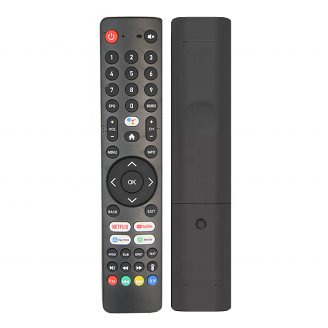 Hostrong Factory OEM ODM 45 Keys Voice BT Remote Control Suitable for ACE Smart LED LCD TV IPTV HDTV Support Customization