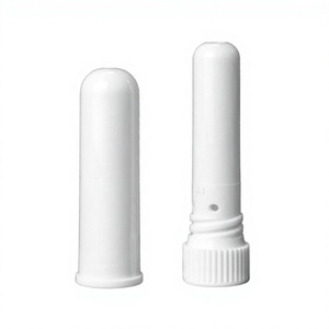 Tube inhalateur nasal avec mèche en coton, aromathérapie jetable, huile essentielle et bâtonnet inhalateur personnel - Product Image 1