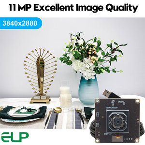ELP 11MPアンチシェイクUSB防犯カメラモジュールAutofocus 4K 30FPS OISミニウェブカメラ機械用途高速キャプチャ用 - Product Image 2