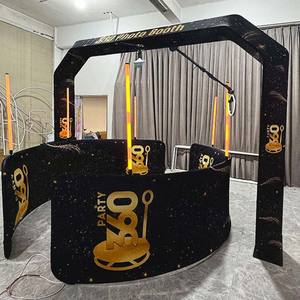 Photomaton intelligent à 360 degrés avec moniteur TV externe, iPad/caméra, télécommande Bluetooth, construction en alliage d'aluminium, portable - Product Image 4