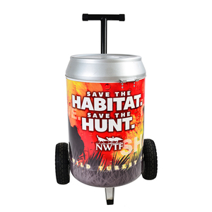 Cooler Box Can Cooler with Wheels Ice Bucket Box Portable Ice Cooler Box