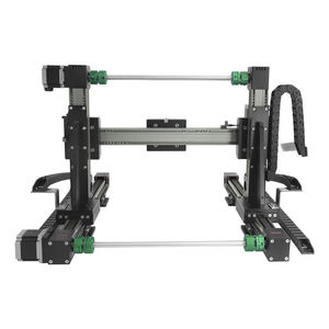 RXP45XYZ-H giàn Robot XYZ sân khấu CNC Router cơ giới 3 trục bảng chuyển động tuyến tính mô-đun vành đai hướng dẫn đường sắt với động cơ bước - Product Image 4