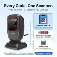 Scanner de codes QR 2D économique FS30, USB Plug & Play pour les caissiers mobiles des magasins de proximité